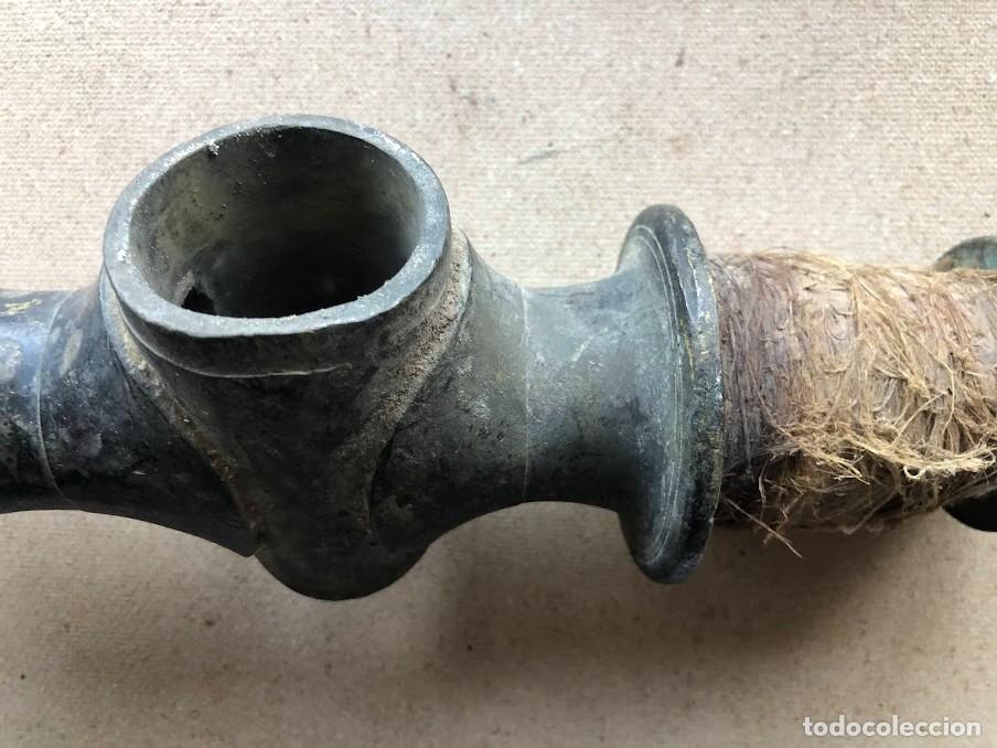 Antig&uuml;edades: Llave de paso bronce antigua bodega de vino / Sin pulir / - Foto 3
