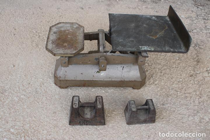 Antig&uuml;edades: antigua balanza inglesa - Foto 3