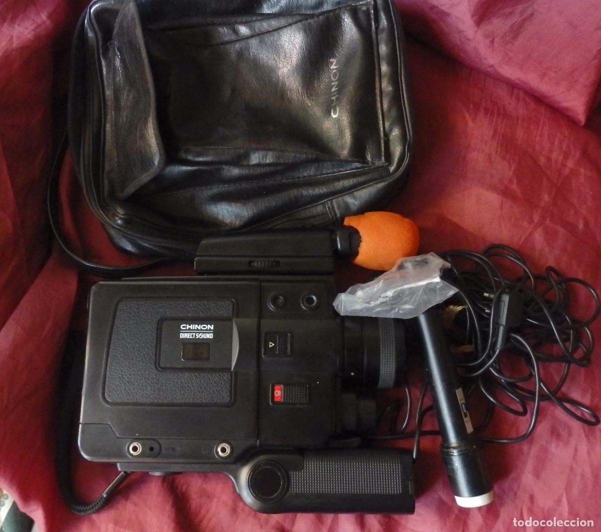 Antig&uuml;edades: VIDEOCAMARA CHINON 30R XL CON MICROFONO Y FUNDA Y MANUAL - Foto 2