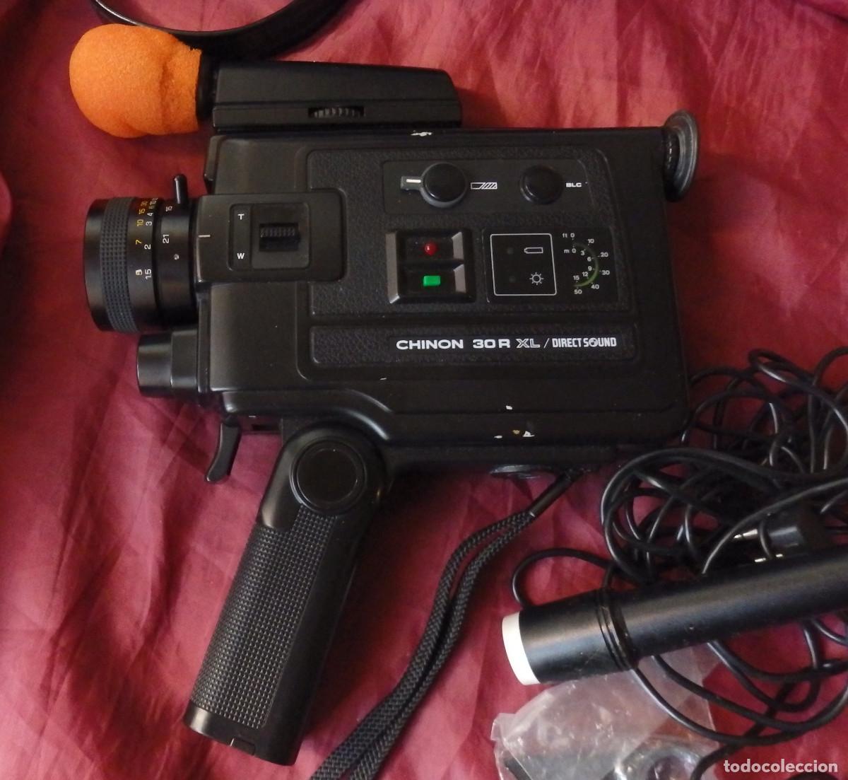 Antig&uuml;edades: VIDEOCAMARA CHINON 30R XL CON MICROFONO Y FUNDA Y MANUAL - Foto 4