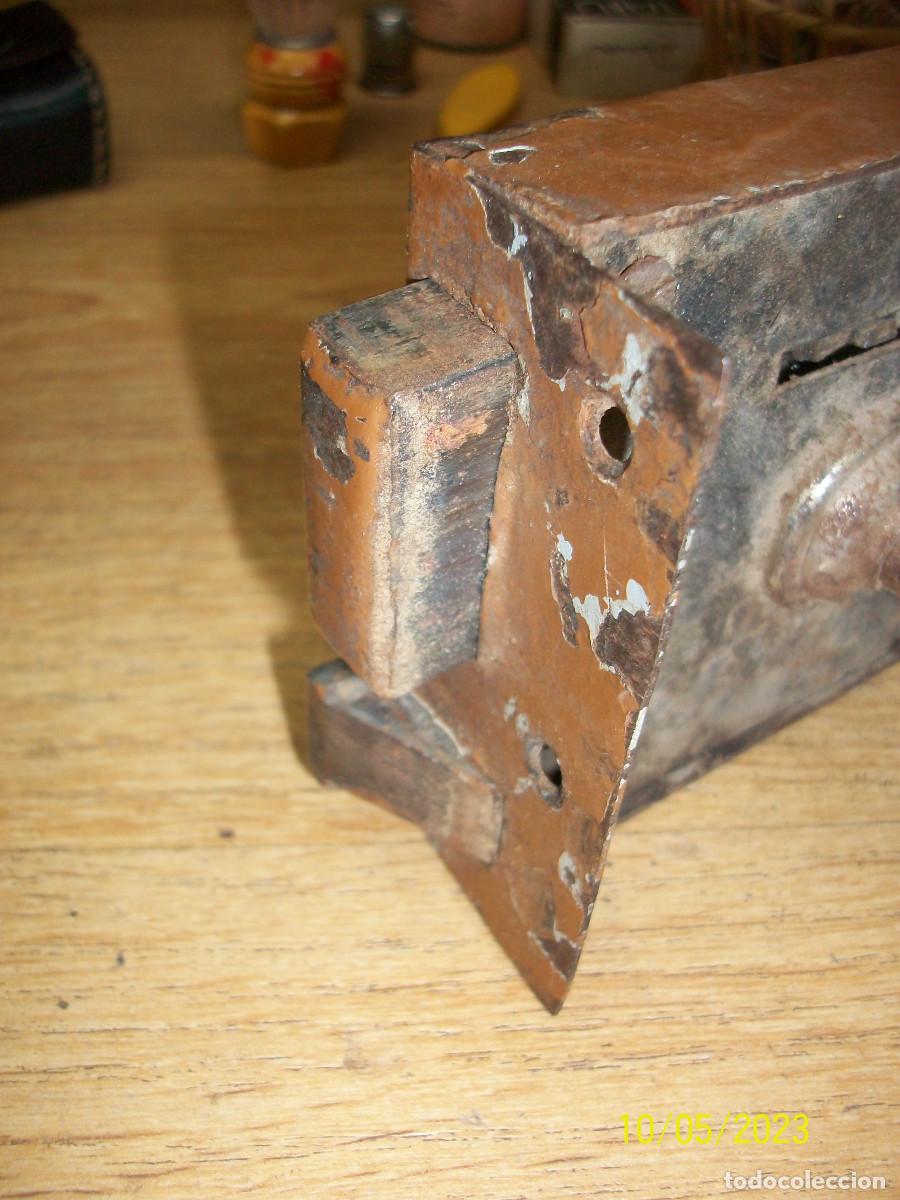 Antig&uuml;edades: ANTIGUA CERRADURA-COMPLETA-FUNCIONA - Foto 4