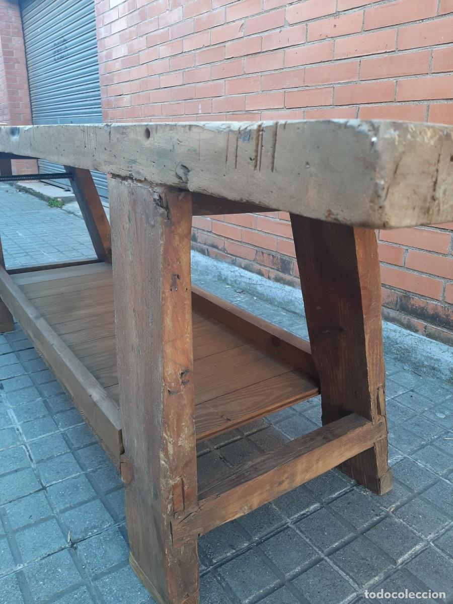 Antig&uuml;edades: banco de carpintero restaurado - Foto 4