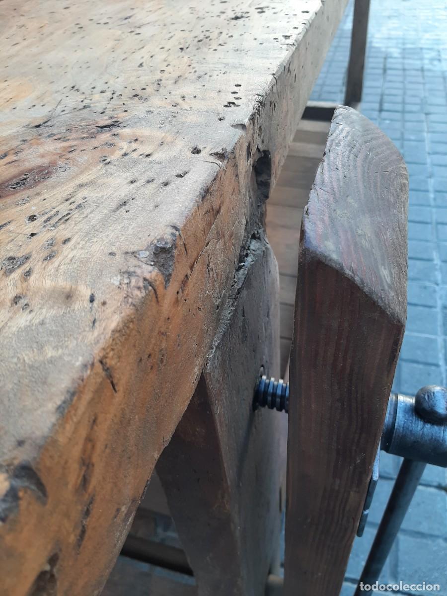Antig&uuml;edades: banco de carpintero restaurado - Foto 6