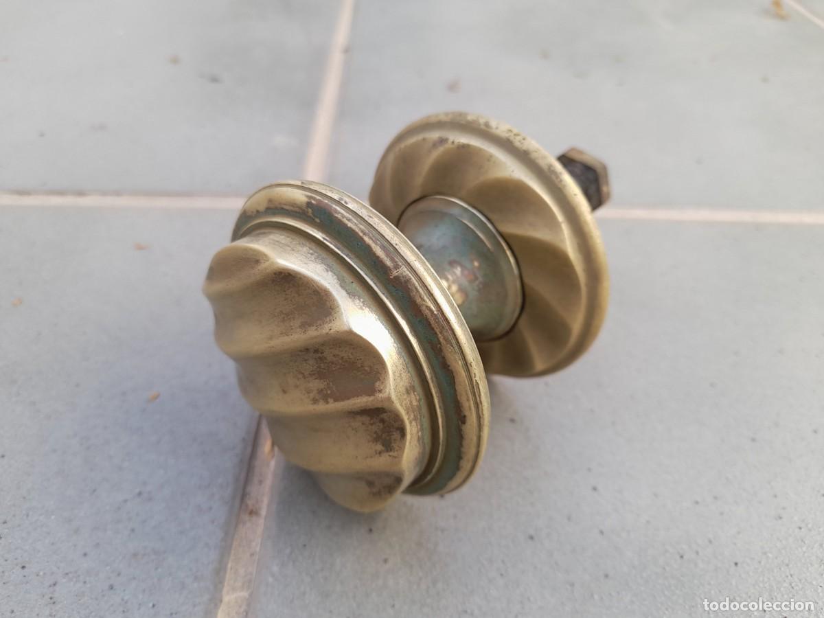 pomo puerta exterior vintage - Compra venta en todocoleccion