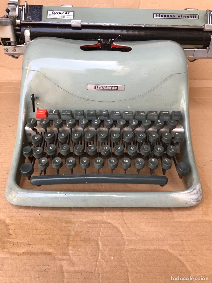 Antig&uuml;edades: M&aacute;quina de escribir Olivetti Lexicon 80 - Foto 3
