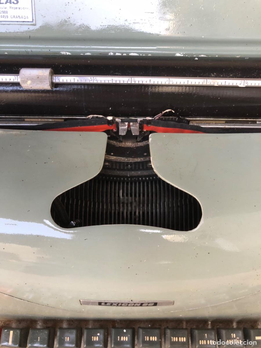 Antig&uuml;edades: M&aacute;quina de escribir Olivetti Lexicon 80 - Foto 6