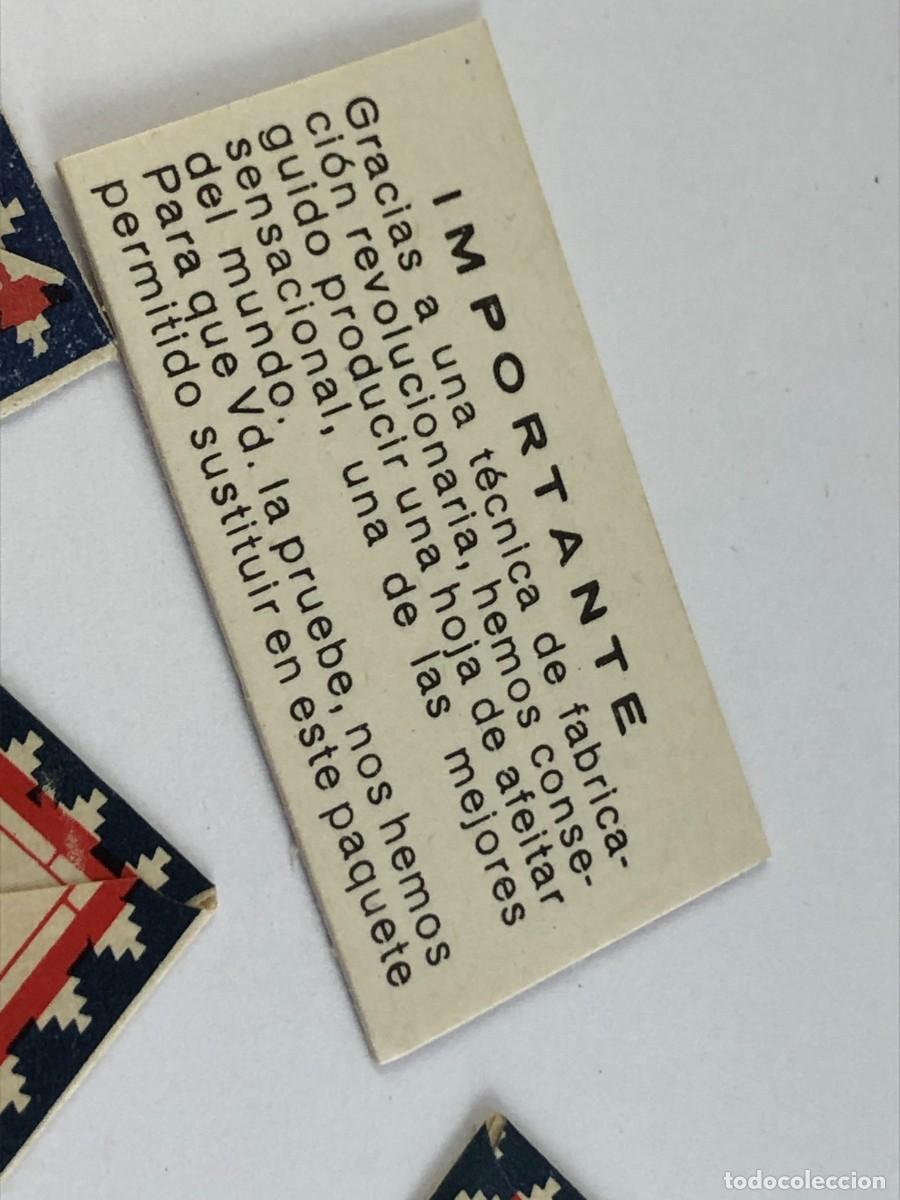 Antig&uuml;edades: CUCHILLA DE AFEITAR GILLETTE H 1 ENGLAND - Foto 6