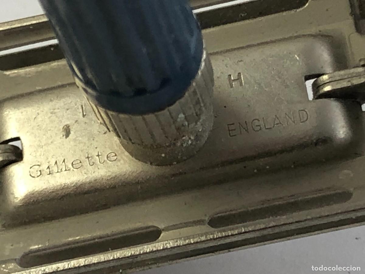 Antig&uuml;edades: CUCHILLA DE AFEITAR GILLETTE H 1 ENGLAND - Foto 11