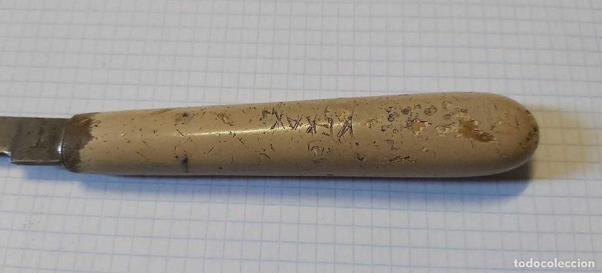 Antig&uuml;edades: Cuchillo de farmacia, con marcas - Foto 3
