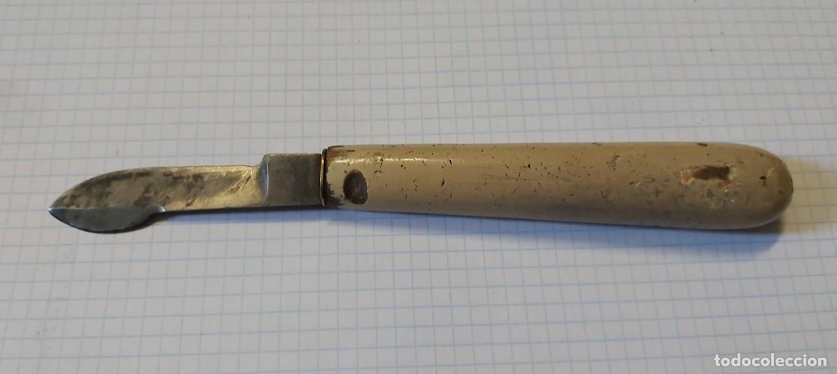 Antig&uuml;edades: Cuchillo de farmacia, con marcas - Foto 5