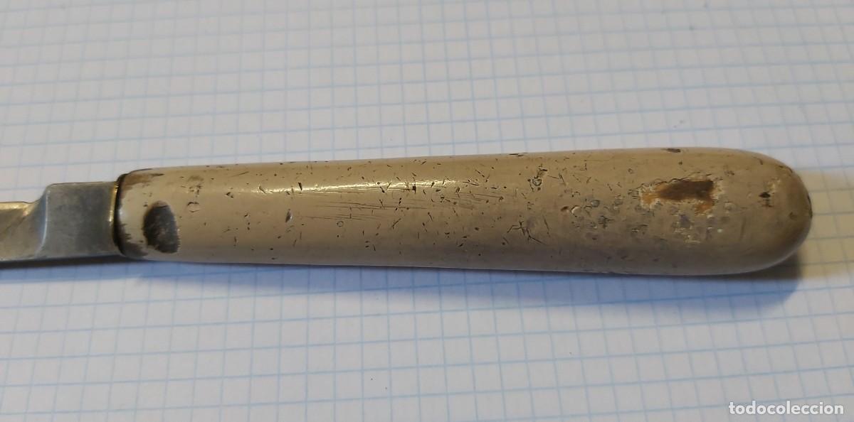 Antig&uuml;edades: Cuchillo de farmacia, con marcas - Foto 7