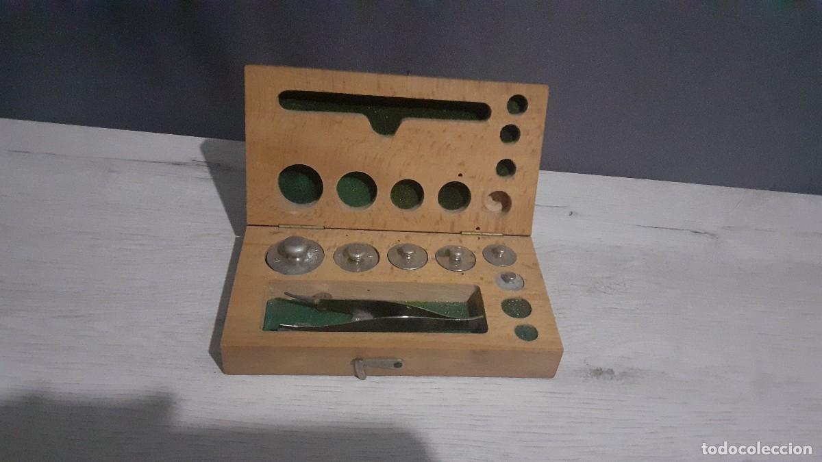 Antig&uuml;edades: Juego de pesas de precision - Foto 1