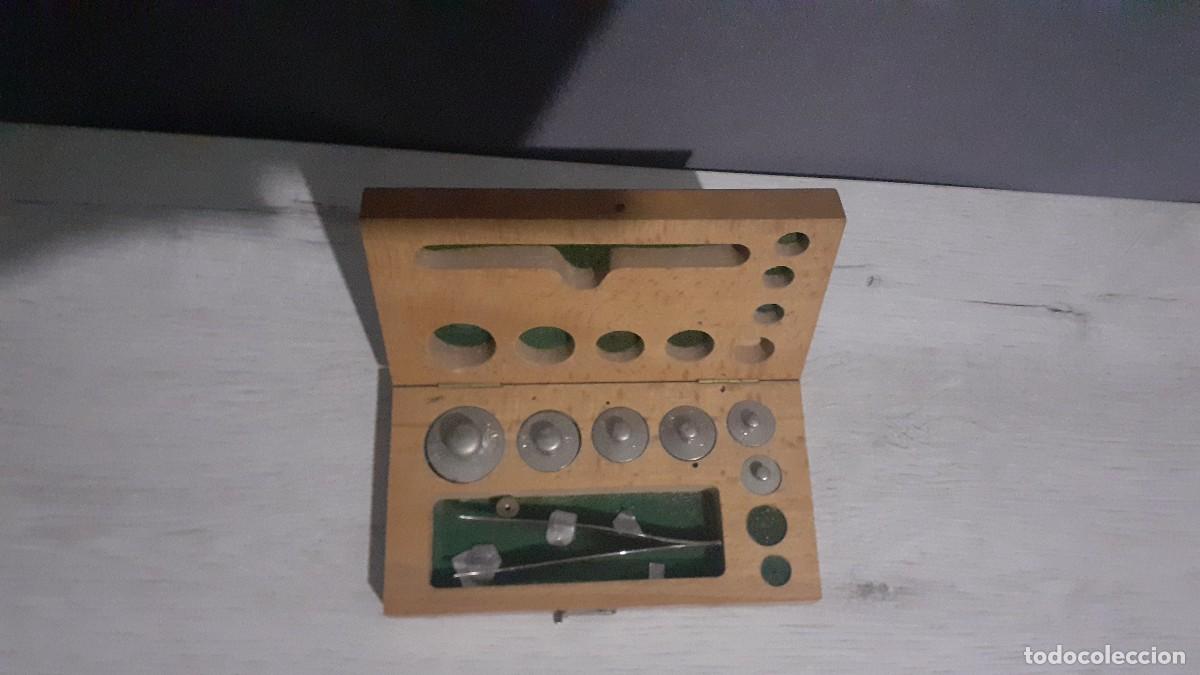 Antig&uuml;edades: Juego de pesas de precision - Foto 2