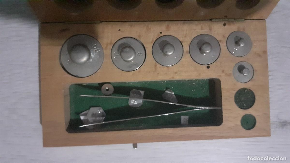 Antig&uuml;edades: Juego de pesas de precision - Foto 3