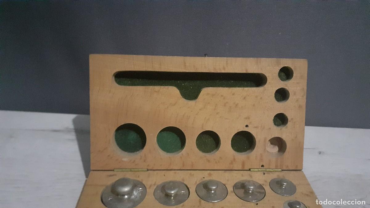 Antig&uuml;edades: Juego de pesas de precision - Foto 4