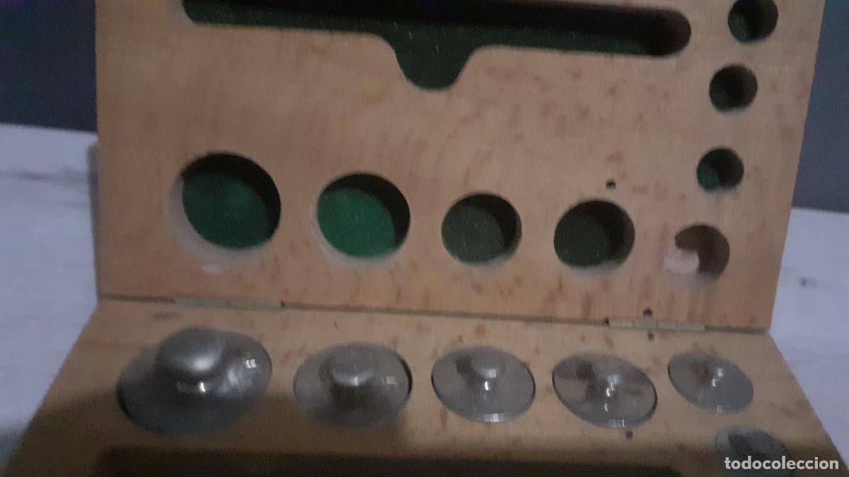 Antig&uuml;edades: Juego de pesas de precision - Foto 5