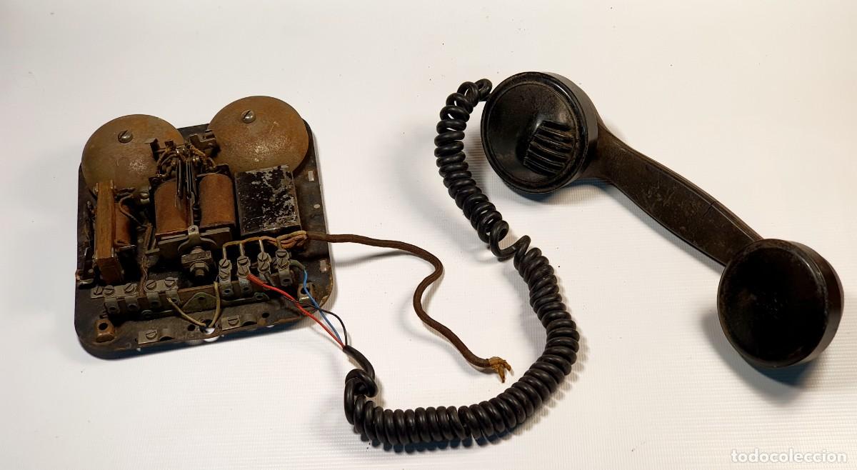 Tel&eacute;fonos: ANTIGUO TELEFONO PARA PIEZAS - Foto 9