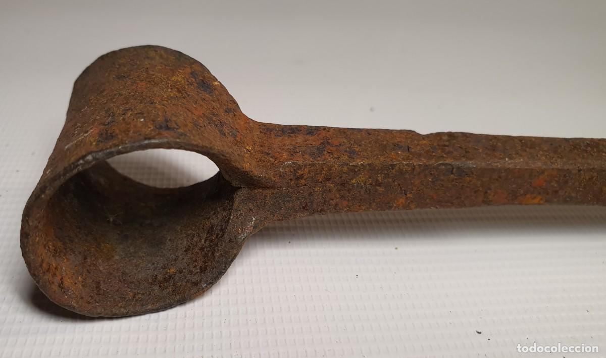 Antig&uuml;edades: ANTIGUA BROCA TALADRO MANUAL DE CARPINTERO 44 CMS - Foto 3