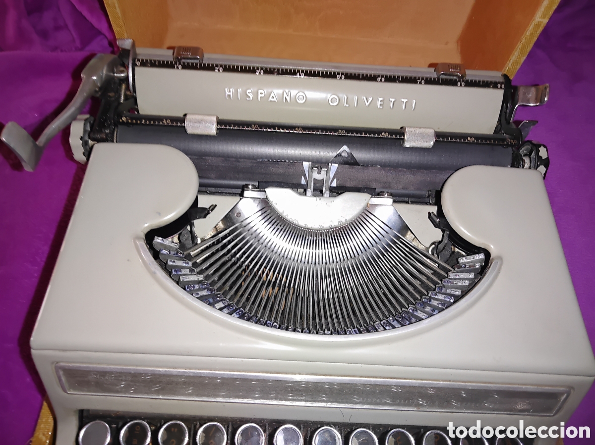 Antig&uuml;edades: M&Aacute;QUINA DE ESCRIBIR HISPANO OLIVETTI ESTUDIO 46 - Foto 4