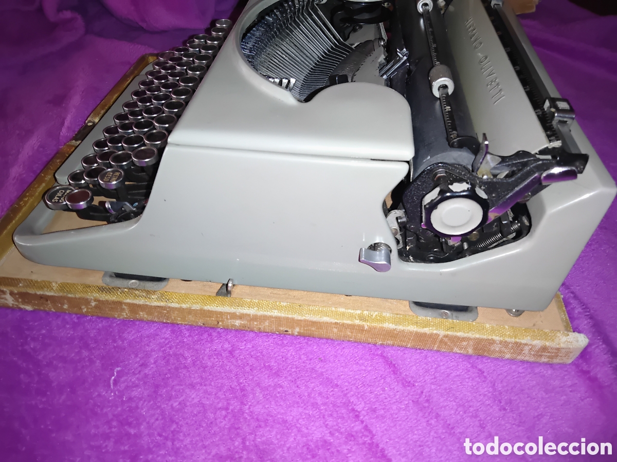Antig&uuml;edades: M&Aacute;QUINA DE ESCRIBIR HISPANO OLIVETTI ESTUDIO 46 - Foto 6