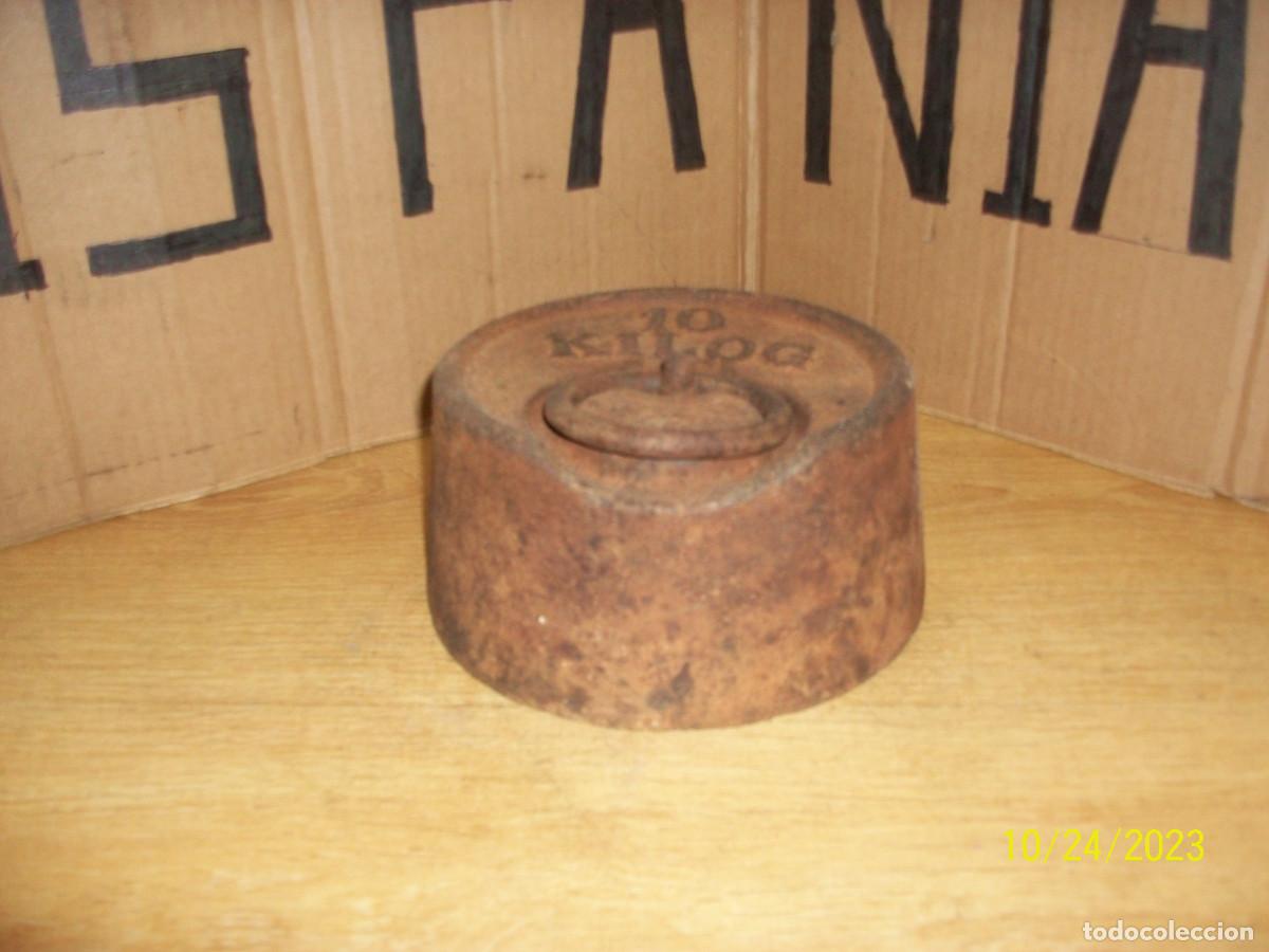 Antig&uuml;edades: PESA DE 10 KILOS - Foto 2