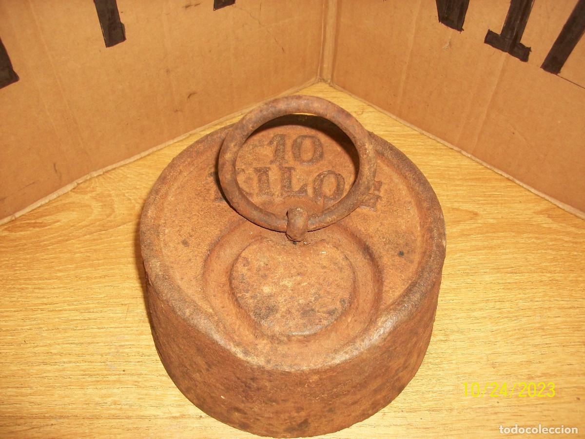 Antig&uuml;edades: PESA DE 10 KILOS - Foto 3