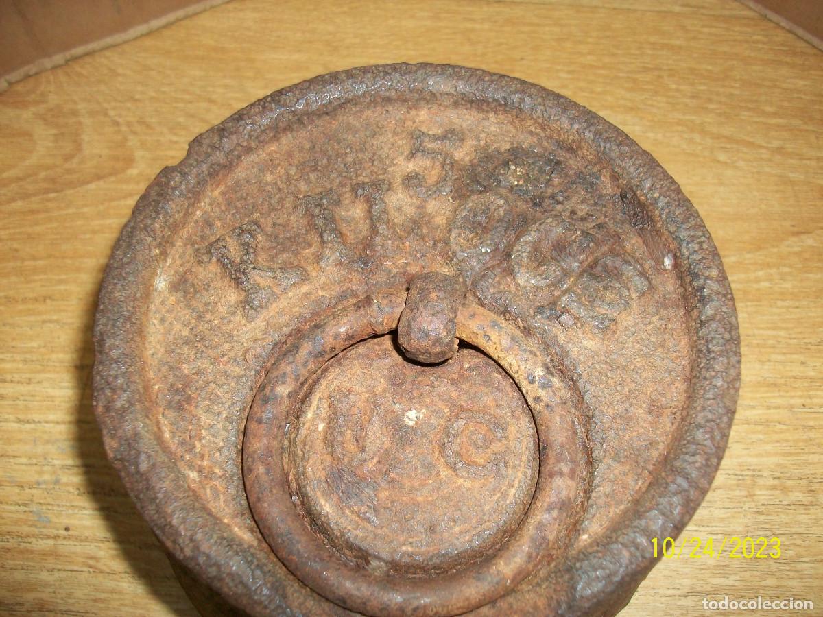 Antig&uuml;edades: PESA DE 5 KILOS - Foto 2