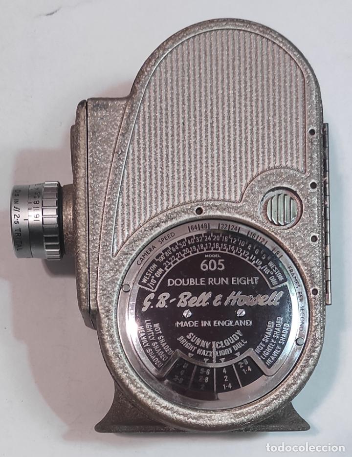 Antig&uuml;edades: C&aacute;mara de Doble Ocho Bell & Howell 605 Impecable - Foto 1