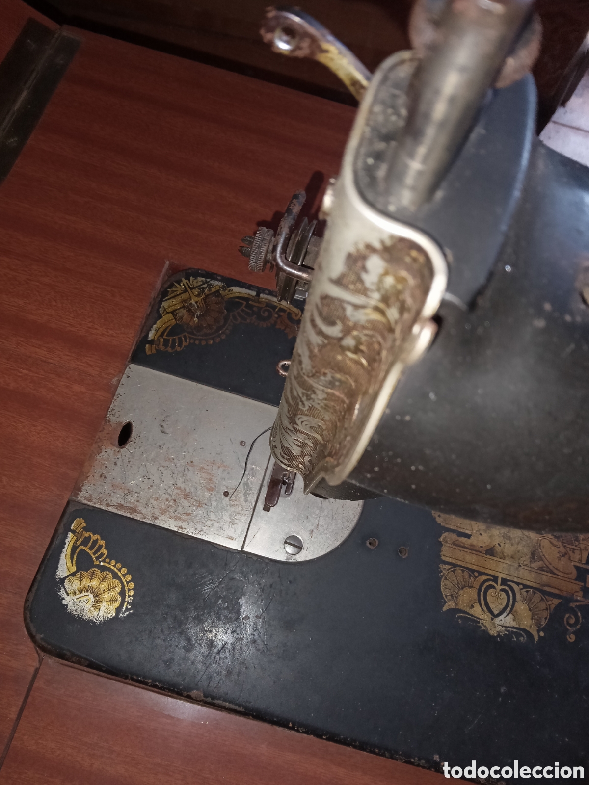 Antig&uuml;edades: Maquina de Coser Antigua Singer - Foto 5