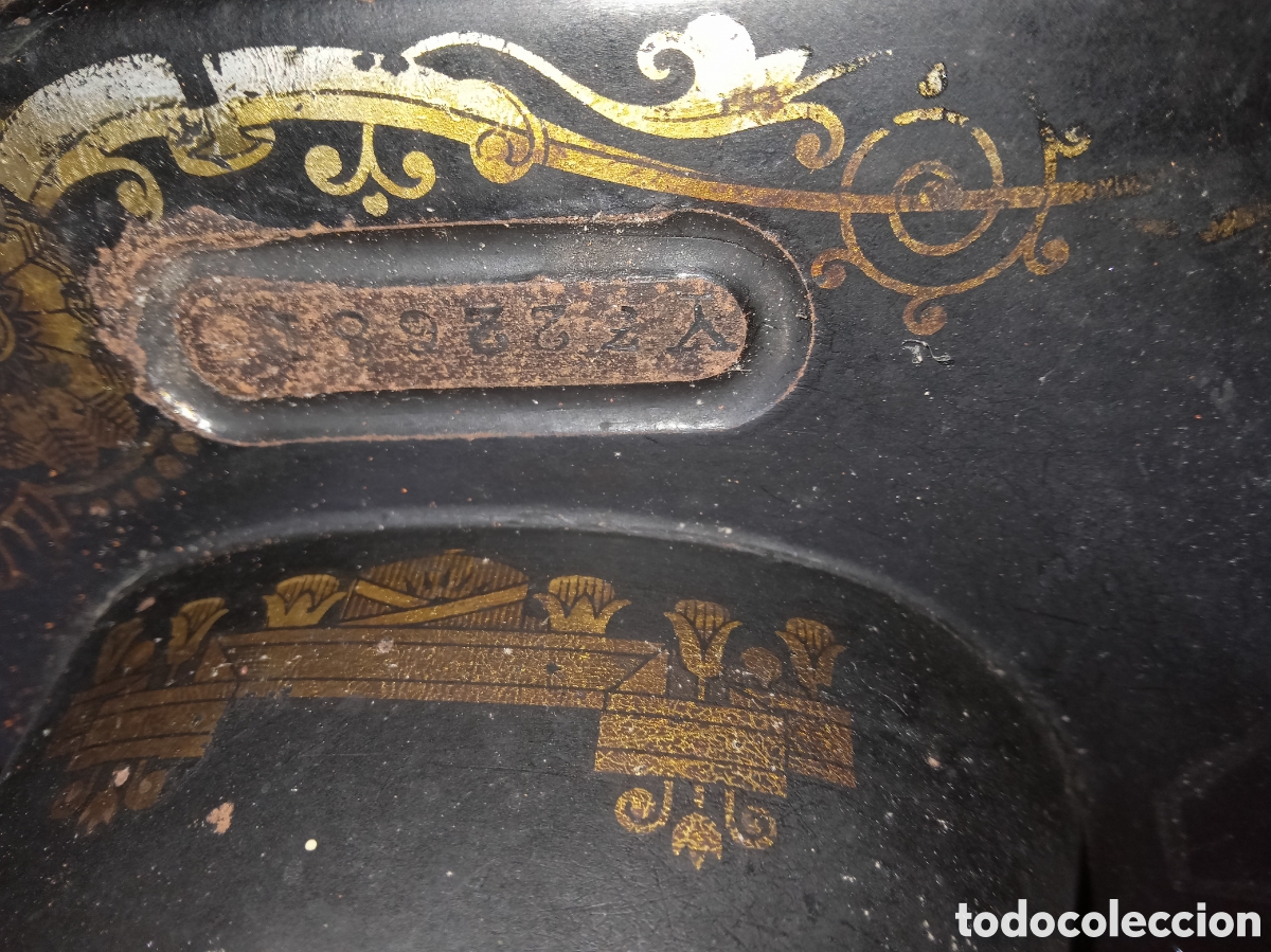Antig&uuml;edades: Maquina de Coser Antigua Singer - Foto 4