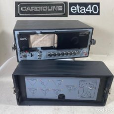 Antigüedades: ANTIGUO ELECTROCARDIOGRAFO-CARDIOLINE ETA 40+ACCESORIOS ¡¡ENCIENDE¡¡ PORTATIL-CARDIOGRAFO ETA40-