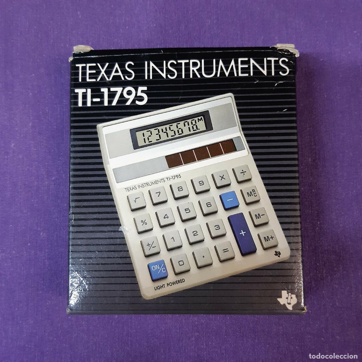 Antig&uuml;edades: Calculadora TEXAS INSTRUMENTS TI-1795 - Foto 1