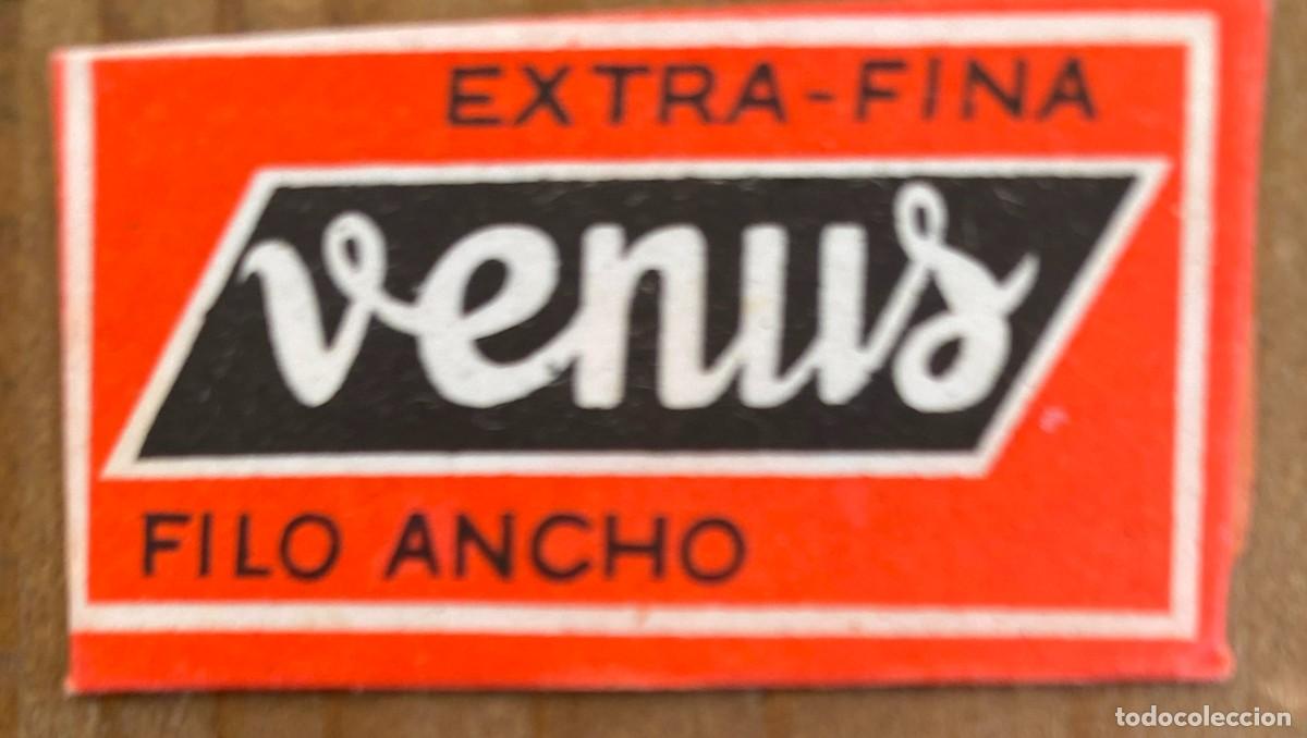 Antig&uuml;edades: CUCHILLA DE AFEITAR, MARCA VENUS, CUCHILLA Y ENVOLTORIO. - Foto 1