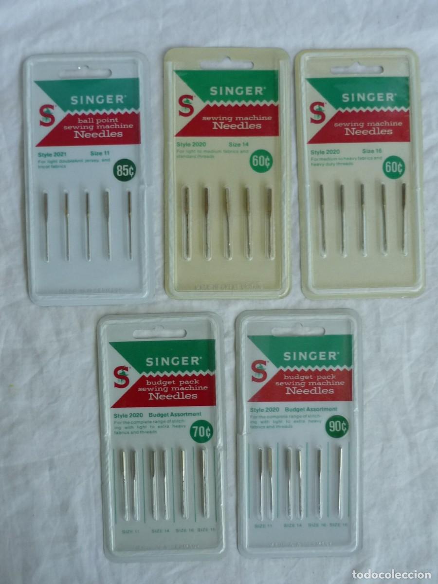 5 blister de agujas para máquina de coser singe - Buy Antique sewing  machines Singer on todocoleccion