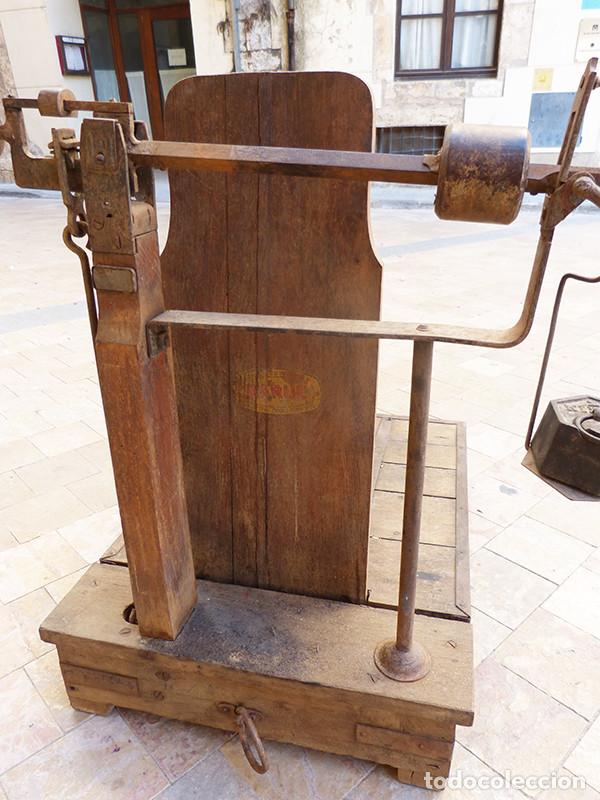 Antig&uuml;edades: B&aacute;scula industrial antigua Baru&eacute; - Foto 5