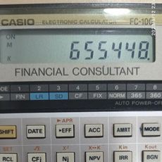 Calculadora Casio Fc-100 Funciona Financial Consultant Rara | Móvel de Calculadora Casio Fc-100 Funciona Financial Consultant Rara | Móvel de