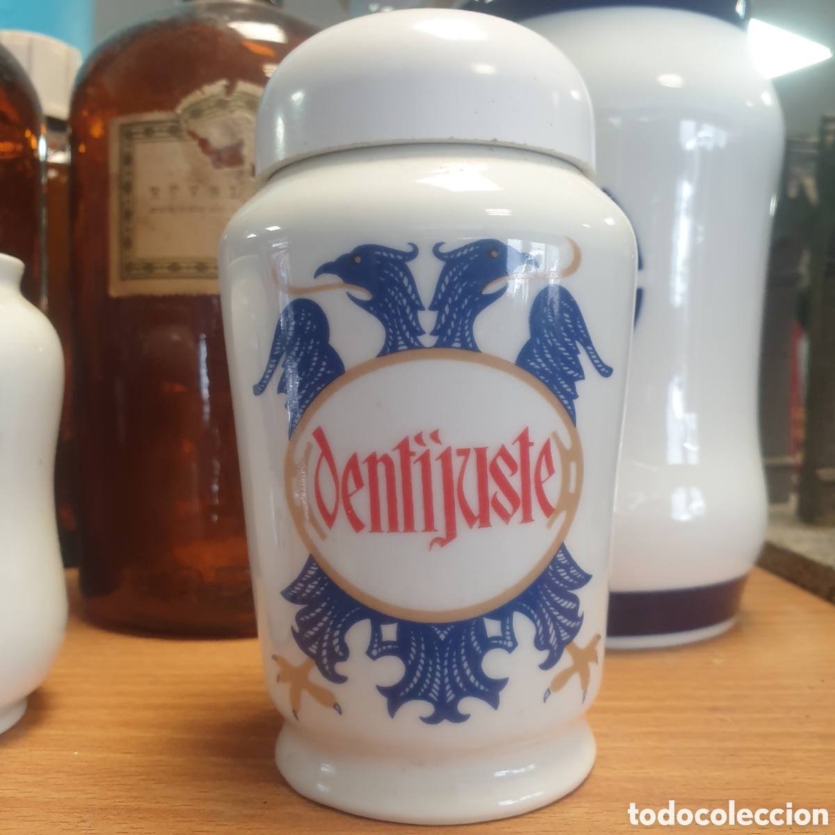 Antig&uuml;edades: Bote de Farmacia - Foto 1
