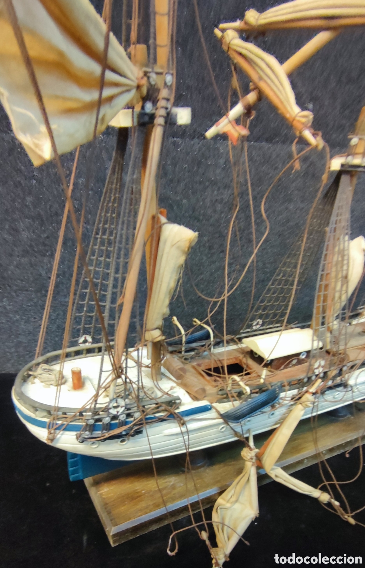 Antig&uuml;edades: Maqueta Velero Cliper - Foto 16