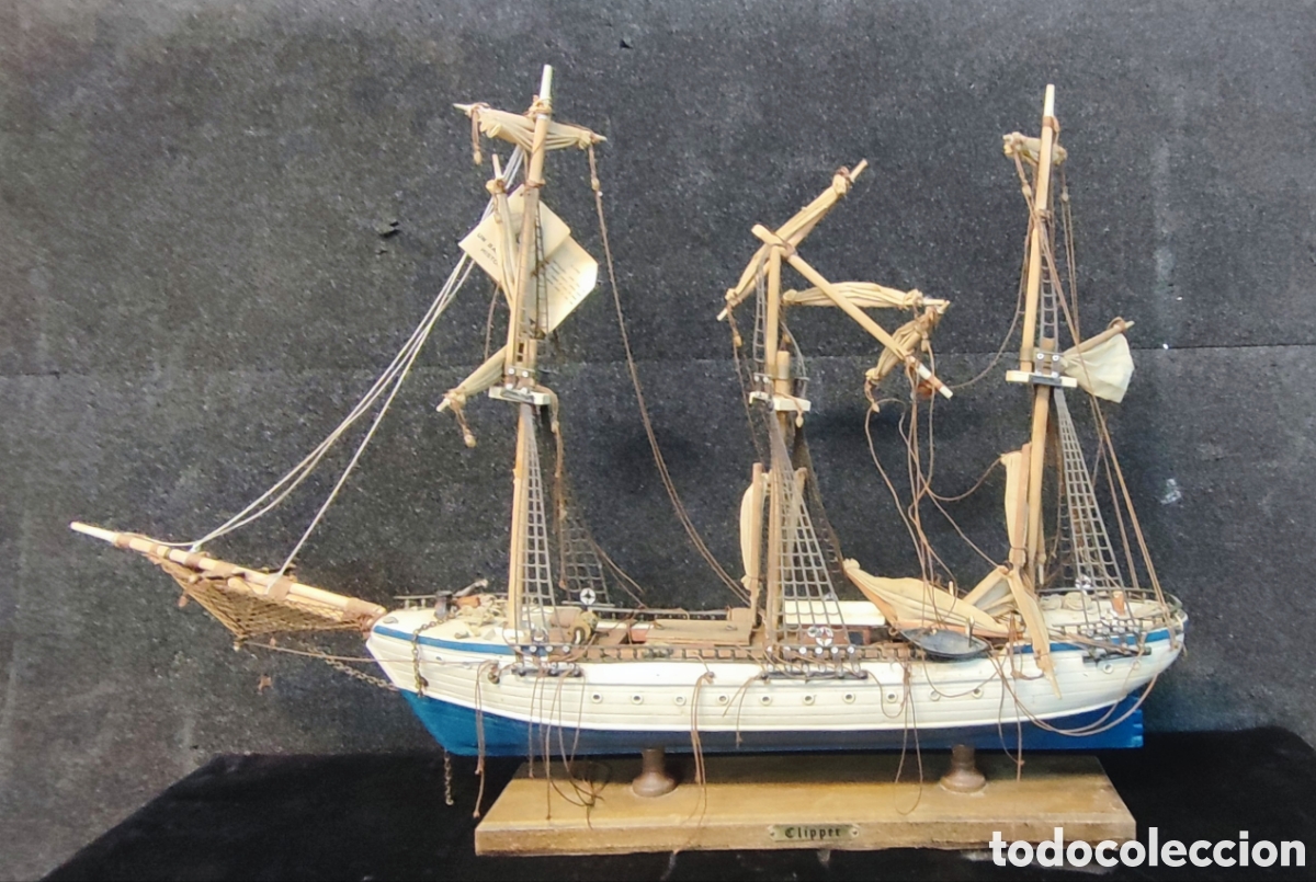 Antig&uuml;edades: Maqueta Velero Cliper - Foto 23