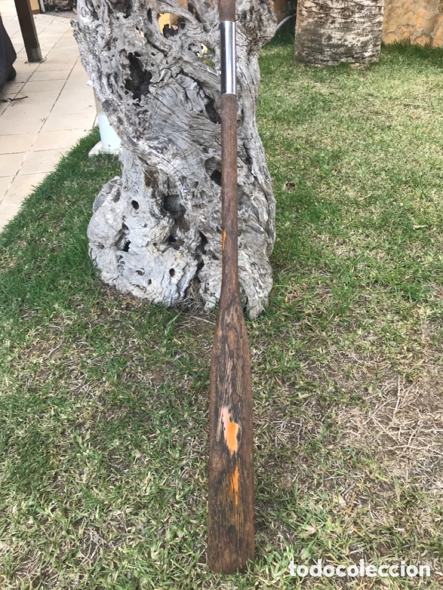 Antig&uuml;edades: Remo antiguo de madera - Foto 7