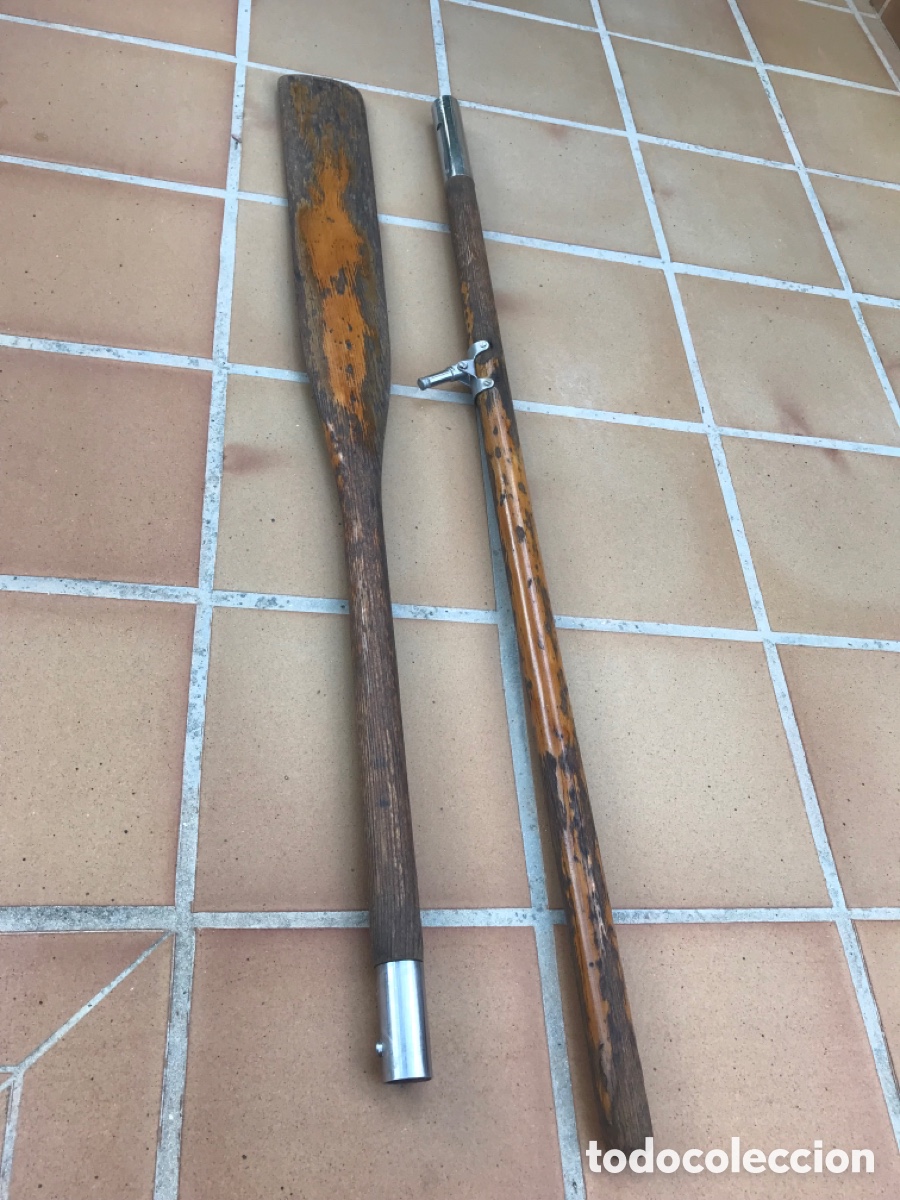 Antig&uuml;edades: Remo antiguo de madera - Foto 10