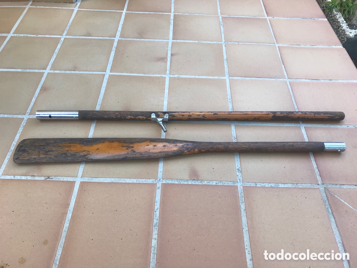Antig&uuml;edades: Remo antiguo de madera - Foto 11