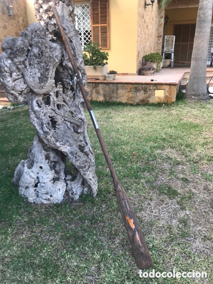 Antig&uuml;edades: Remo antiguo de madera - Foto 1