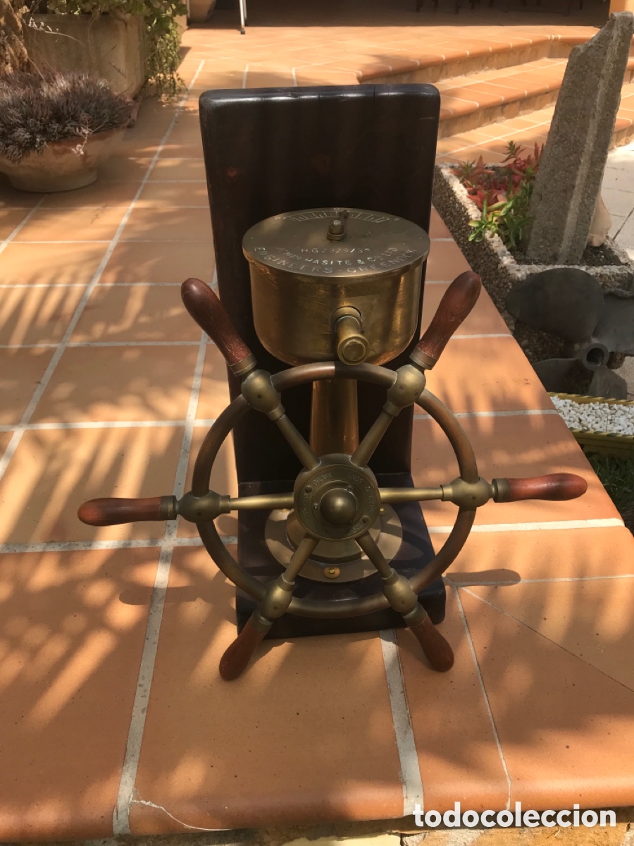 Antig&uuml;edades: Tim&oacute;n Brown Bros & Co con soporte. - Foto 18