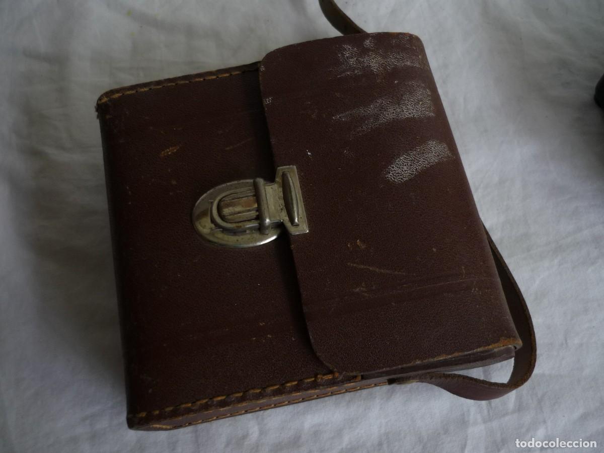 Antig&uuml;edades: Volt&iacute;metro de baquelita y funda de cuero - Foto 9