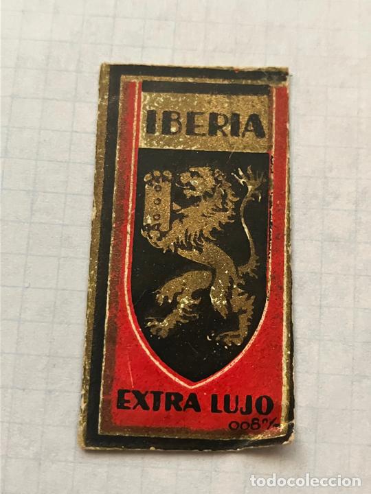 Antig&uuml;edades: Hoja de afeitar - Iberia Extra Lujo - con cuchilla - Foto 1