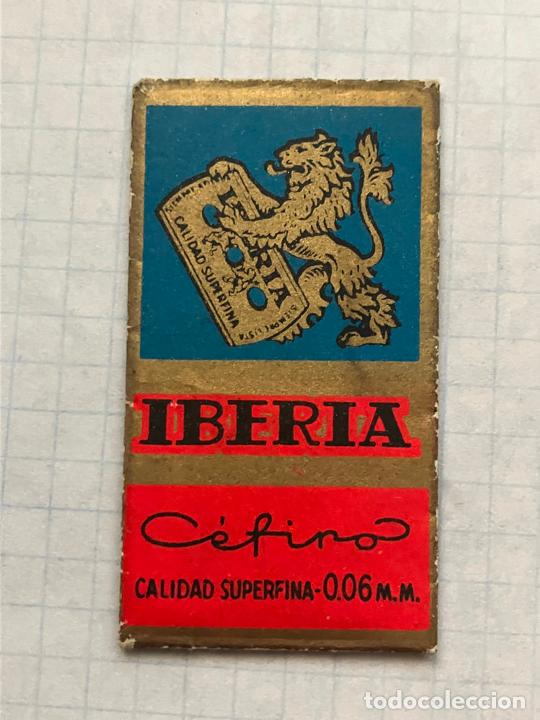 Antig&uuml;edades: Hoja de afeitar - Iberia C&eacute;firo - con cuchilla - Foto 1