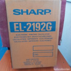 Antigüedades: SHARP EL-2192G CALCULADORA DE IMPRESIÓN ELECTRÓNICA/MÁQUINA SUMADORA NUEVA A ESTRENAR