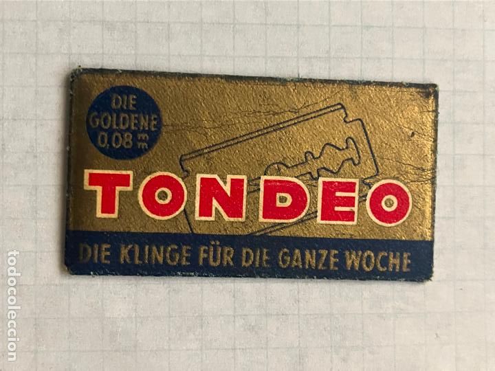 Antig&uuml;edades: Hoja de afeitar - Tondeo - con cuchilla - Foto 1