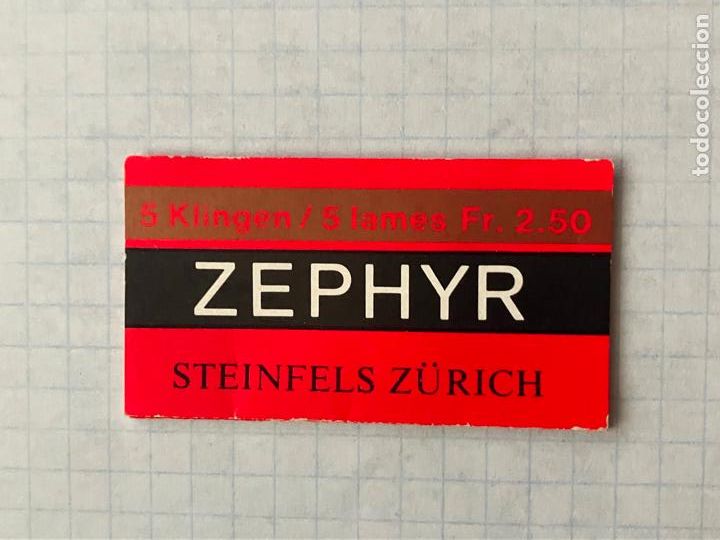 Antig&uuml;edades: Hoja de afeitar - Zephyr - con cuchilla - Foto 1
